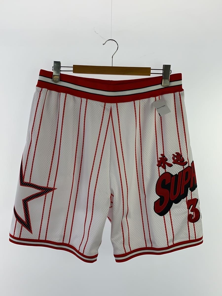 【中古】Supreme◆ショートパンツ/L/ポリエステル/WHT【メンズウェア】|2nd STREET 店