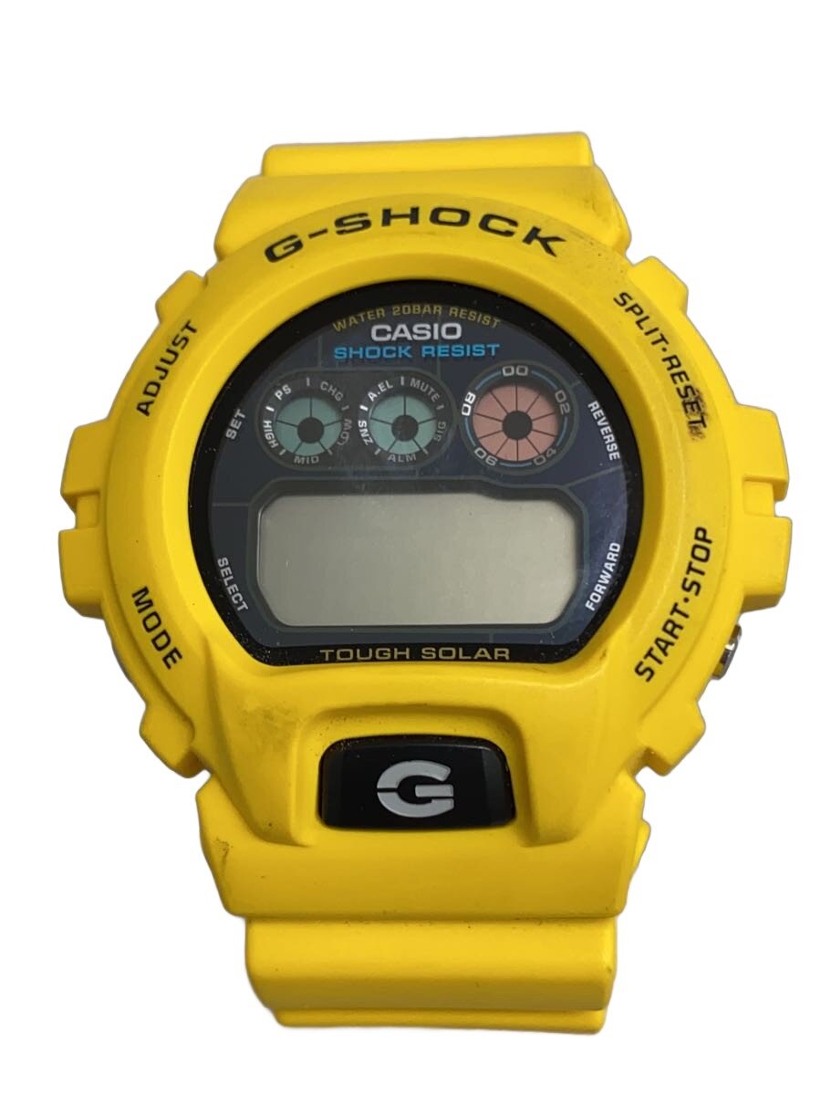 【中古】CASIO◆ウオッチ/デジタル/--/WHT/YLW/G-6900A//【服飾雑貨他】