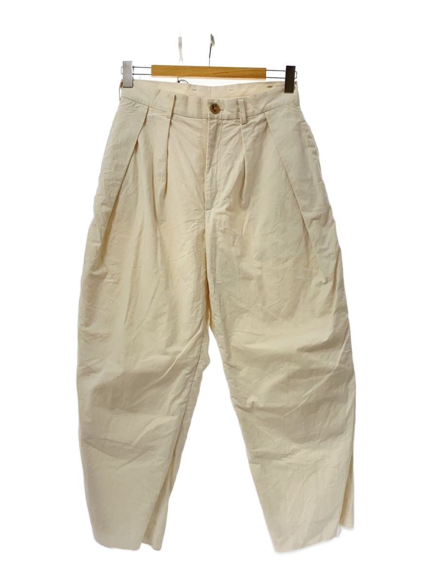 【中古】POLYPLOID◆WIDE TAPERED PANTS/下つ方/2/綿織物/CRM/無地/05-A-07//【メンズウェア】
