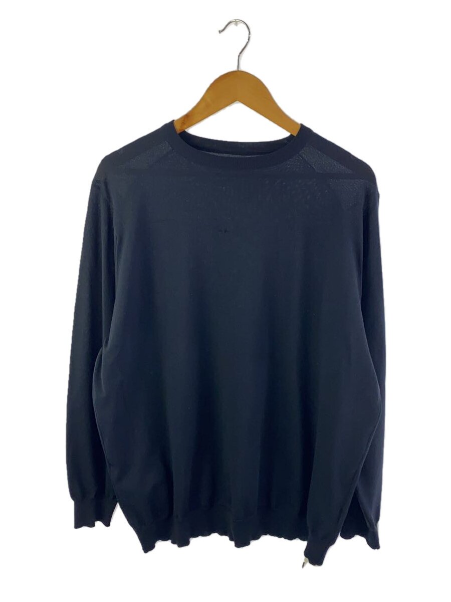 【中古】TEATORA◆トップス/--/ポリエステル/NVY/無地/TT-KNIT-001-18G--DEL/ホツレ有【メンズウェア】
