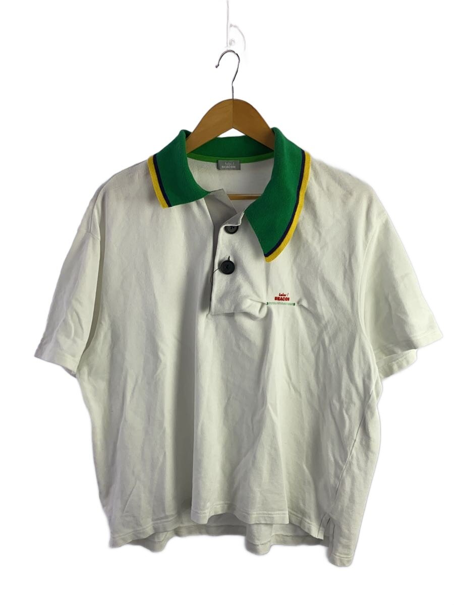 【中古】kolor / BEACON◆ポロシャツ/1/コットン/WHT/23SBM-T09236//【メンズウェア】｜2ｎｄ STREET 店