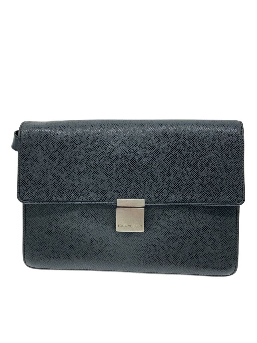 【中古】LOUIS VUITTON◆セレンガ_五分五分ガ/なめし革/BLK/M30782【御徒面子】
