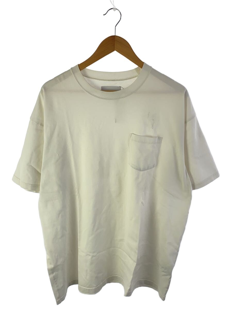 【中古】stein◆OVERSIZE POCKET TEE ティーシャツ/M/綿織物/WHT/ST393//【メンズウェア】