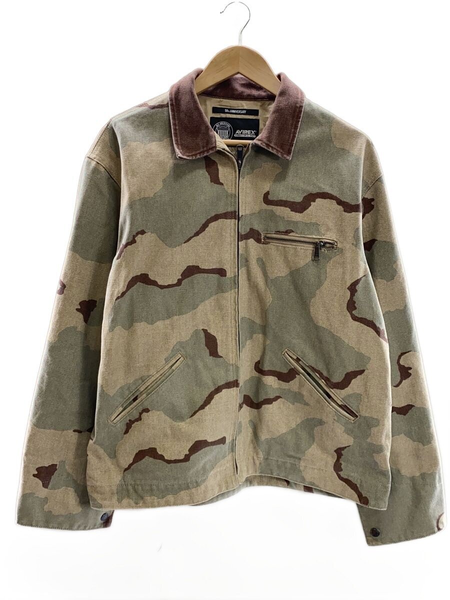 【中古】AVIREX◆ミリタリー上衣/L/綿織物/BEG/家鴨フラ/783-52525016【メンズウェア】