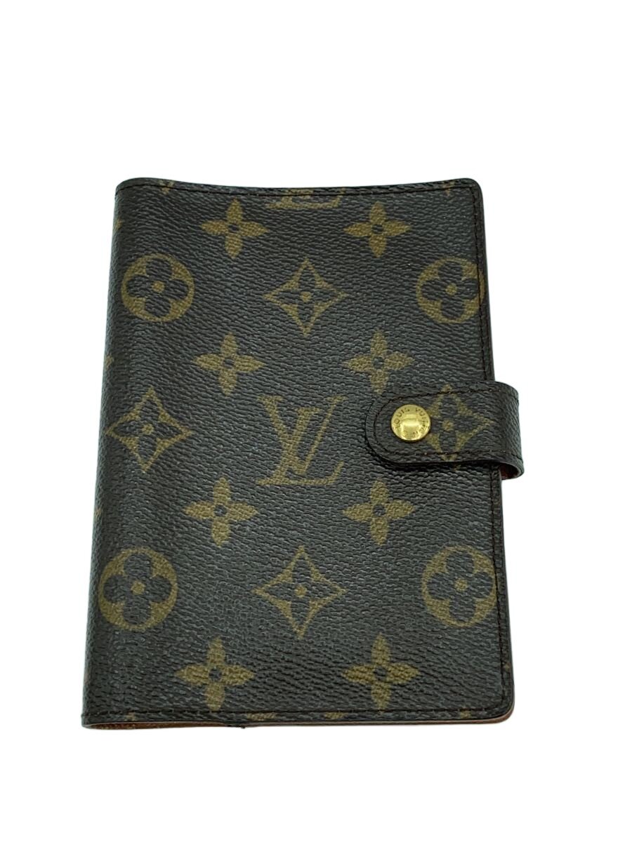 【中古】LOUIS VUITTON◆アジェンダPM_モノグラム・キャンバス/レザー/BRW/総柄/メンズ【服飾雑貨他】|2nd STREET 店