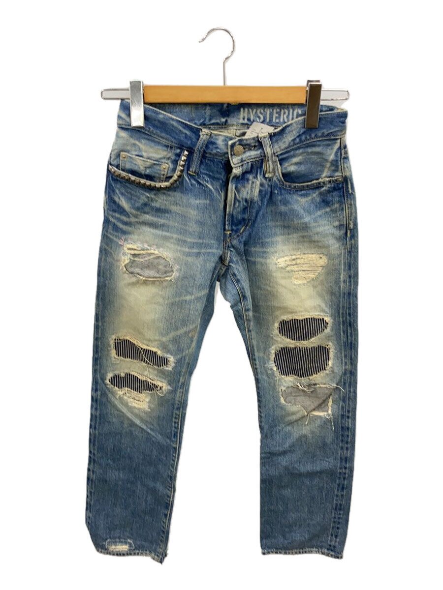 【中古】HYSTERIC GLAMOUR◆ヒステリックグラマー/SP産業/スタッズデニム/28/綿織物/IDG/無地/0253AP02【メンズウェア】