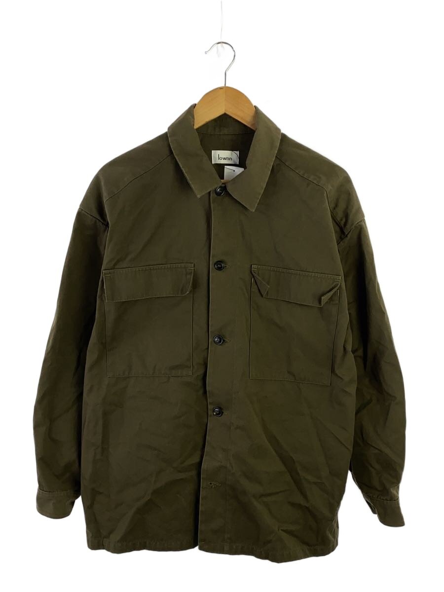 【中古】lownn◆長袖シャツ/48/ポリエステル/KHK/無地【メンズウェア】｜2ｎｄ STREET 店