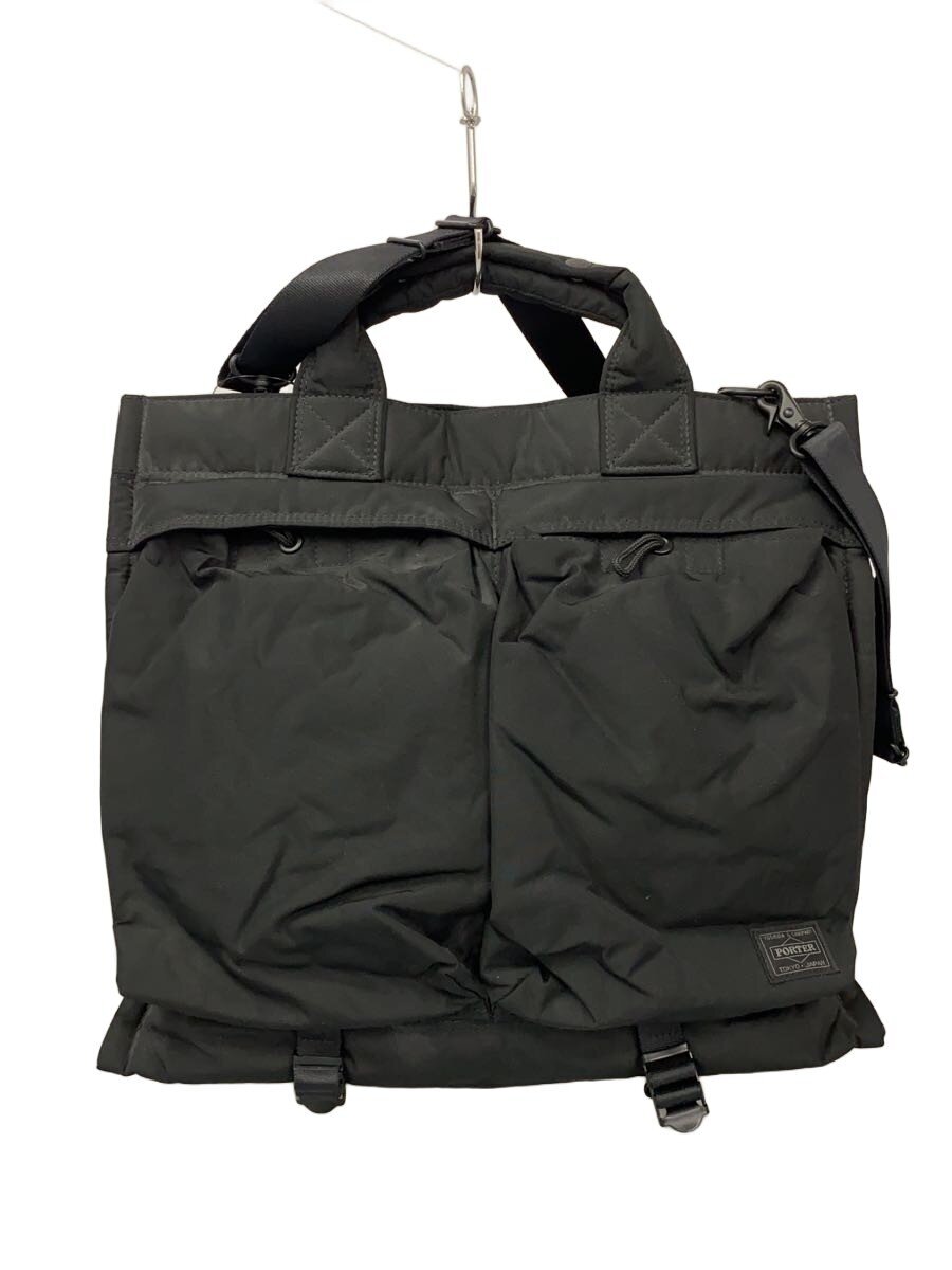 【中古】PORTER◆トートバッグ/ナイロン/BLK/SENSES αGEL TOTE BAG//【御徒面子】