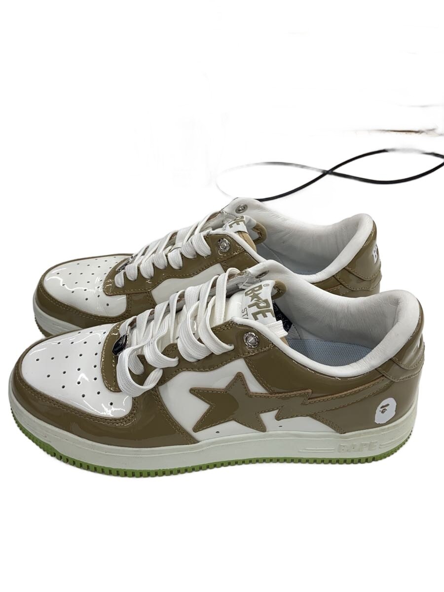 【中古】A BATHING APE◆働きかけるで色変わり有/ローカットスニーカー/26.5糎/BEG/0zxshmx91001j//【シューズ】