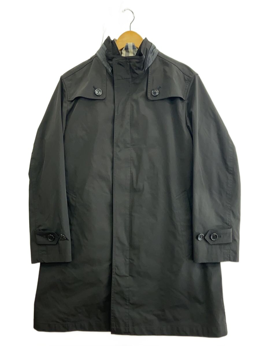 【中古】BURBERRY LONDON◆コート/M/ポリエステル/BLK/無地/BBB82-309-09【メンズウェア】｜2ｎｄ STREET 店