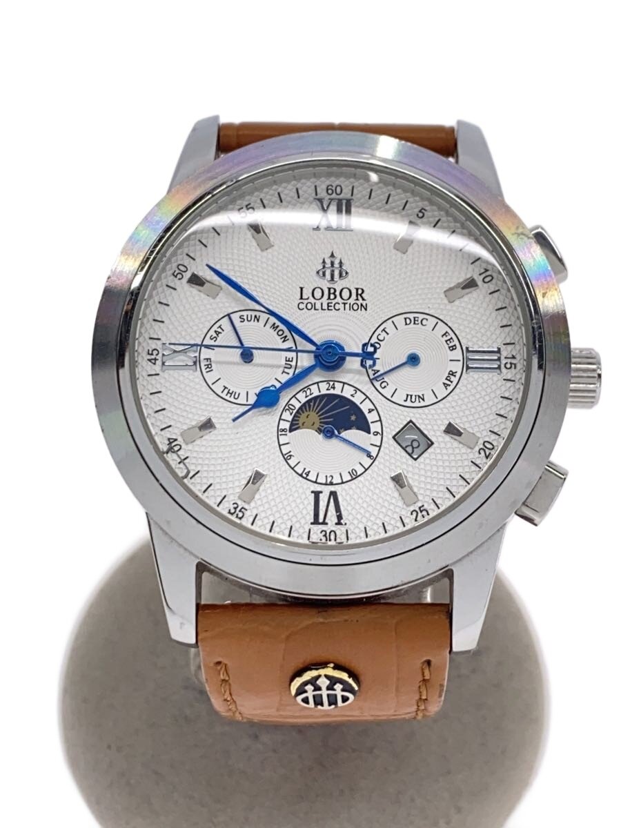 【中古】LOBOR◆石英ウオッチ/アナログ/LB-S8170M【服飾雑貨他】