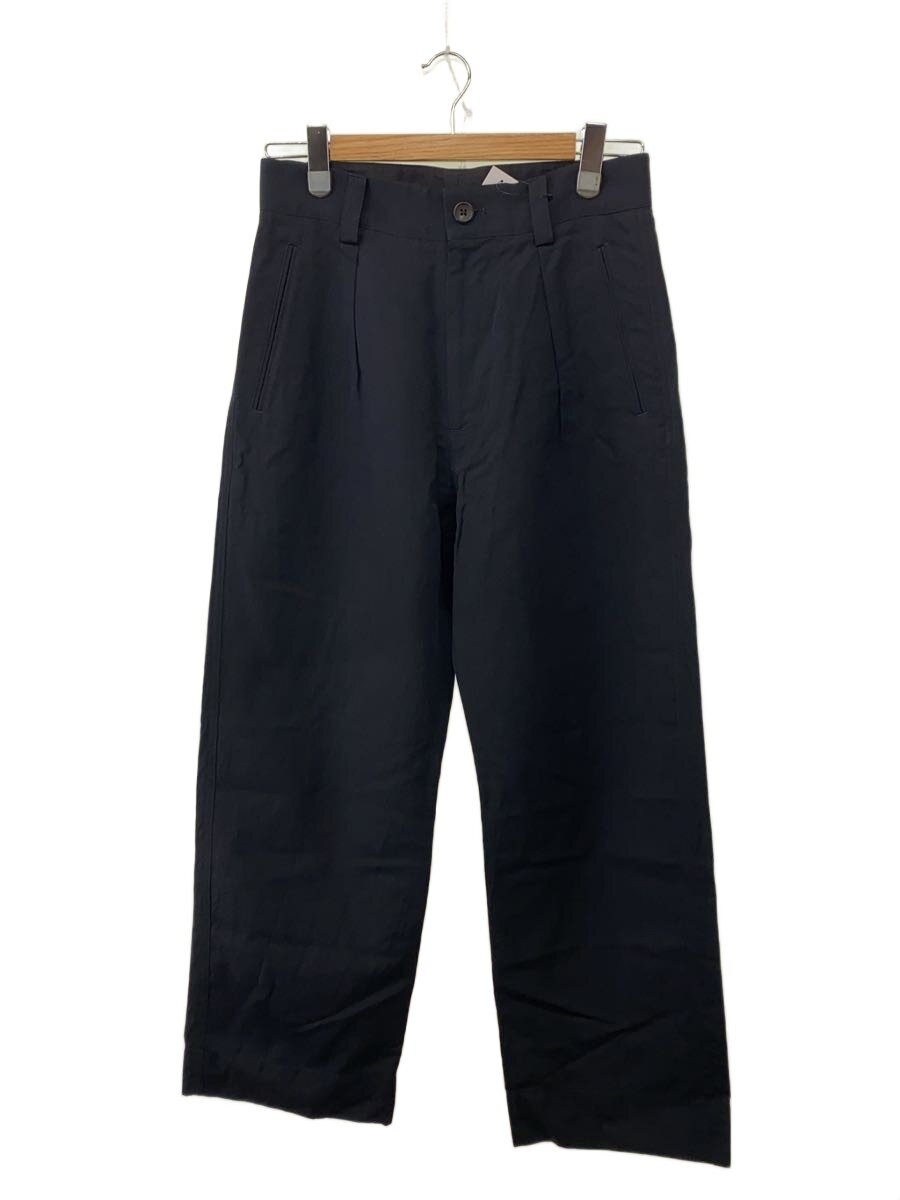 【中古】MARGARET HOWELL◆25SS/DRY WOOL LINEN TWILL TROUSERS/S/ウール/BLK/579-5240208【メンズウェア】|2nd STREET 店