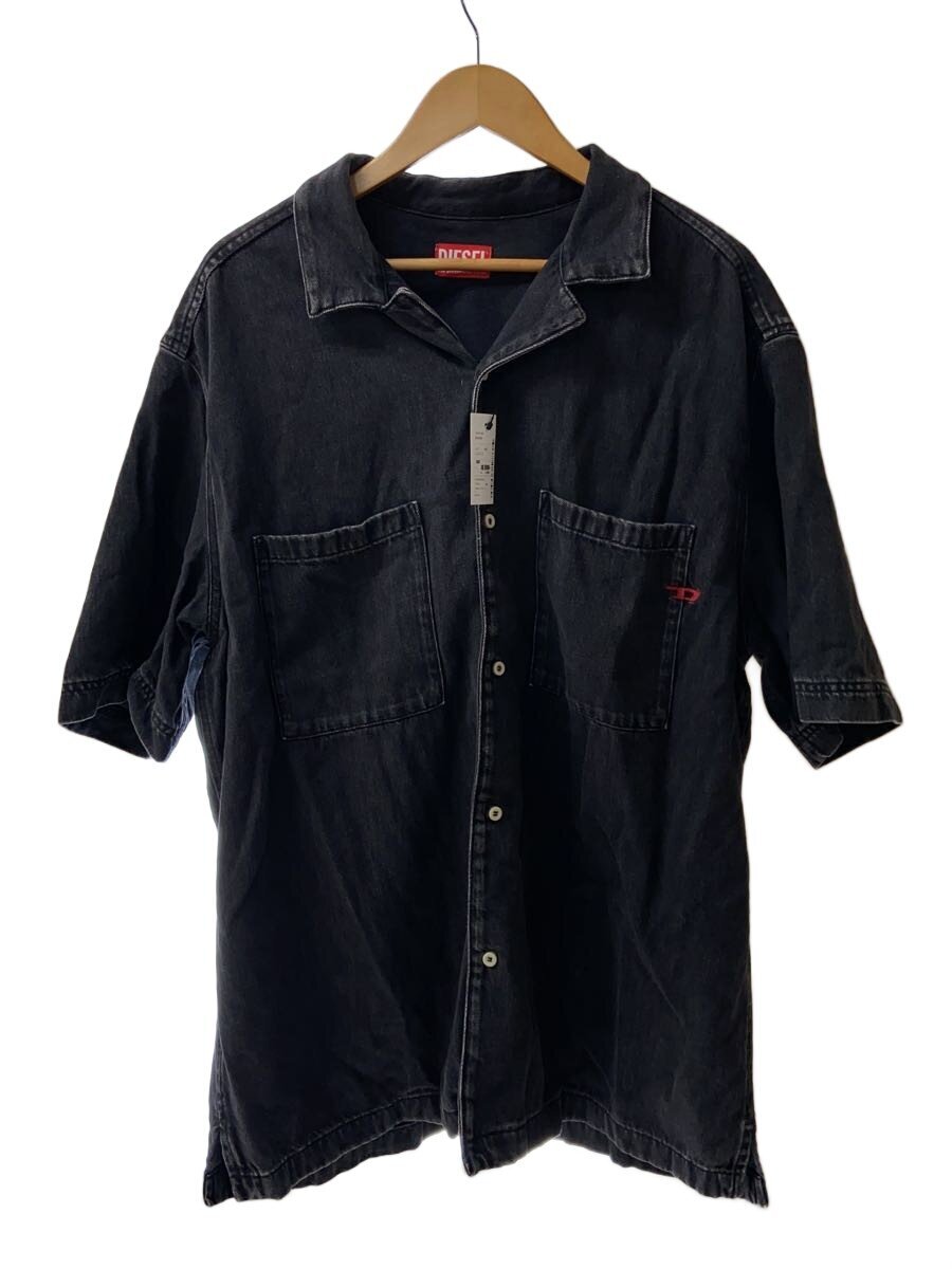 【中古】DIESEL◆半袖プルオーバー/XXL/ジーンズ/GRY/A03533【メンズウェア】