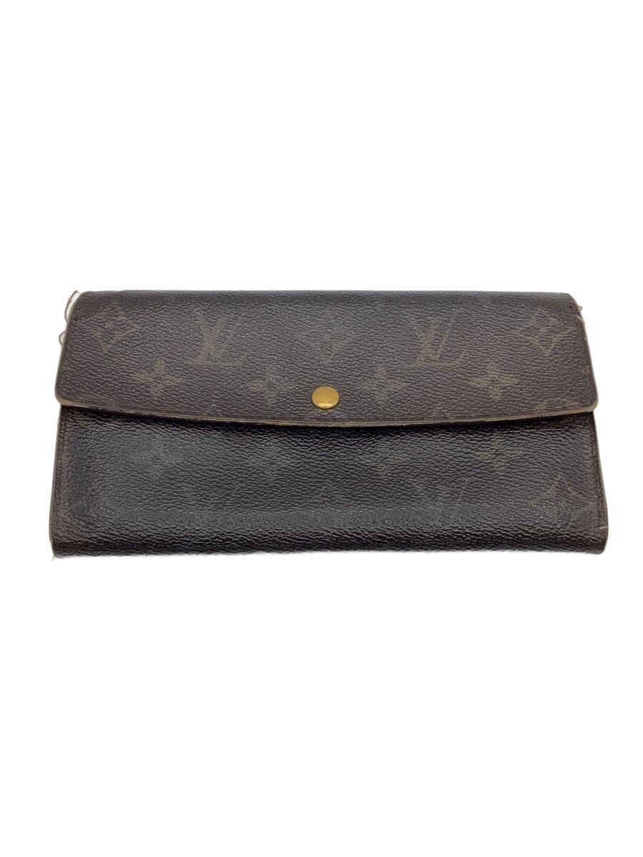 【中古】LOUIS VUITTON◆2)ポシェット・ポルト・モネ・クレディ_モノグラム・キャンバス/PVC/BRW/総柄/レディース//【服飾雑貨他】