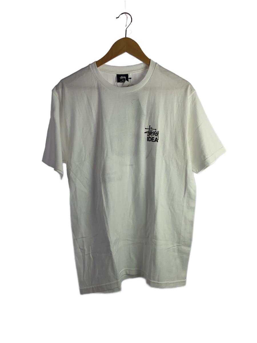 【中古】STUSSY◆プルオーバー/M/綿織物/WHT【メンズウェア】