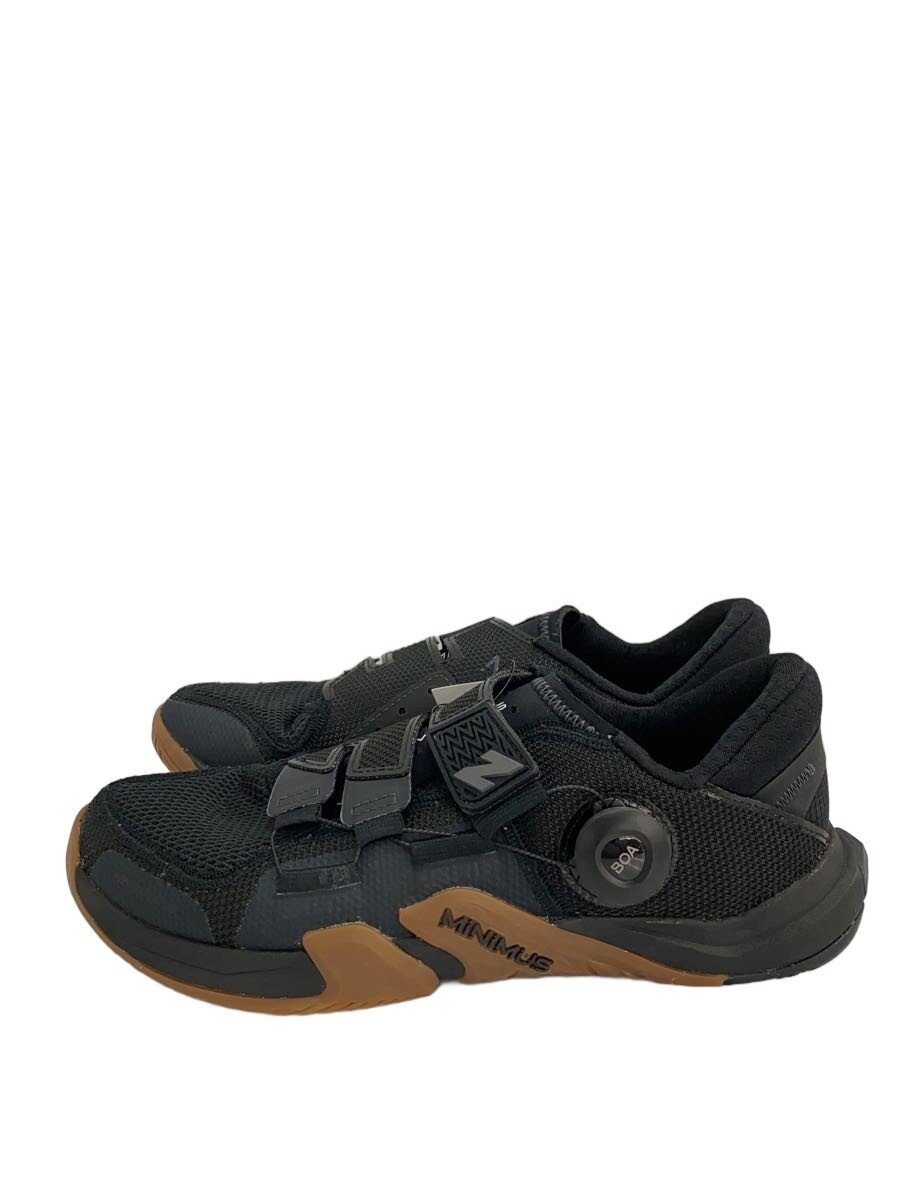 【中古】NEW BALANCE◆ローカットスニーカー/25珊/BLK/MXMTRBK2【シューズ】