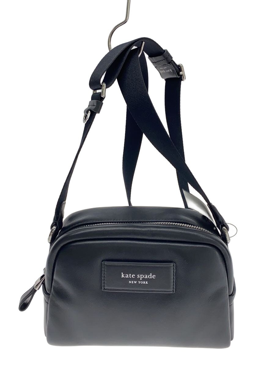 【中古】kate spade new york◆ショルダーバッグ/レザー/BLK/無地【バッグ】|2nd STREET 店