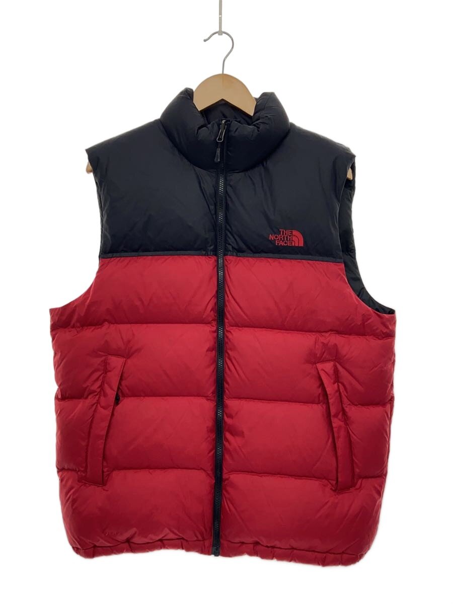 【中古】THE NORTH FACE◆落ちこむより良い_ND51424/M/ポリエステル/RED【メンズウェア】
