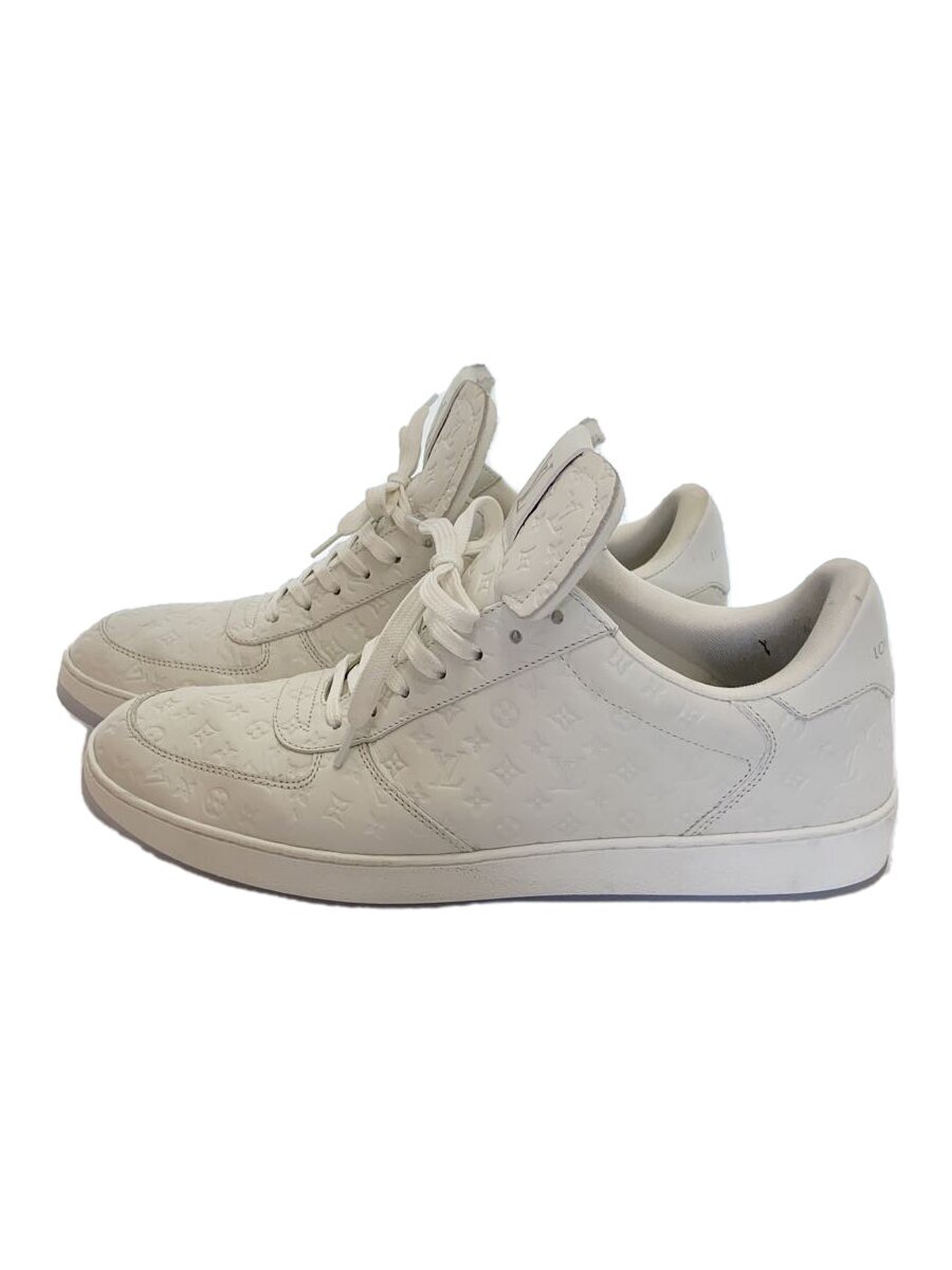 【中古】LOUIS VUITTON◆ローカットスニーカー/26.5珊/WHT/なめし革【シューズ】