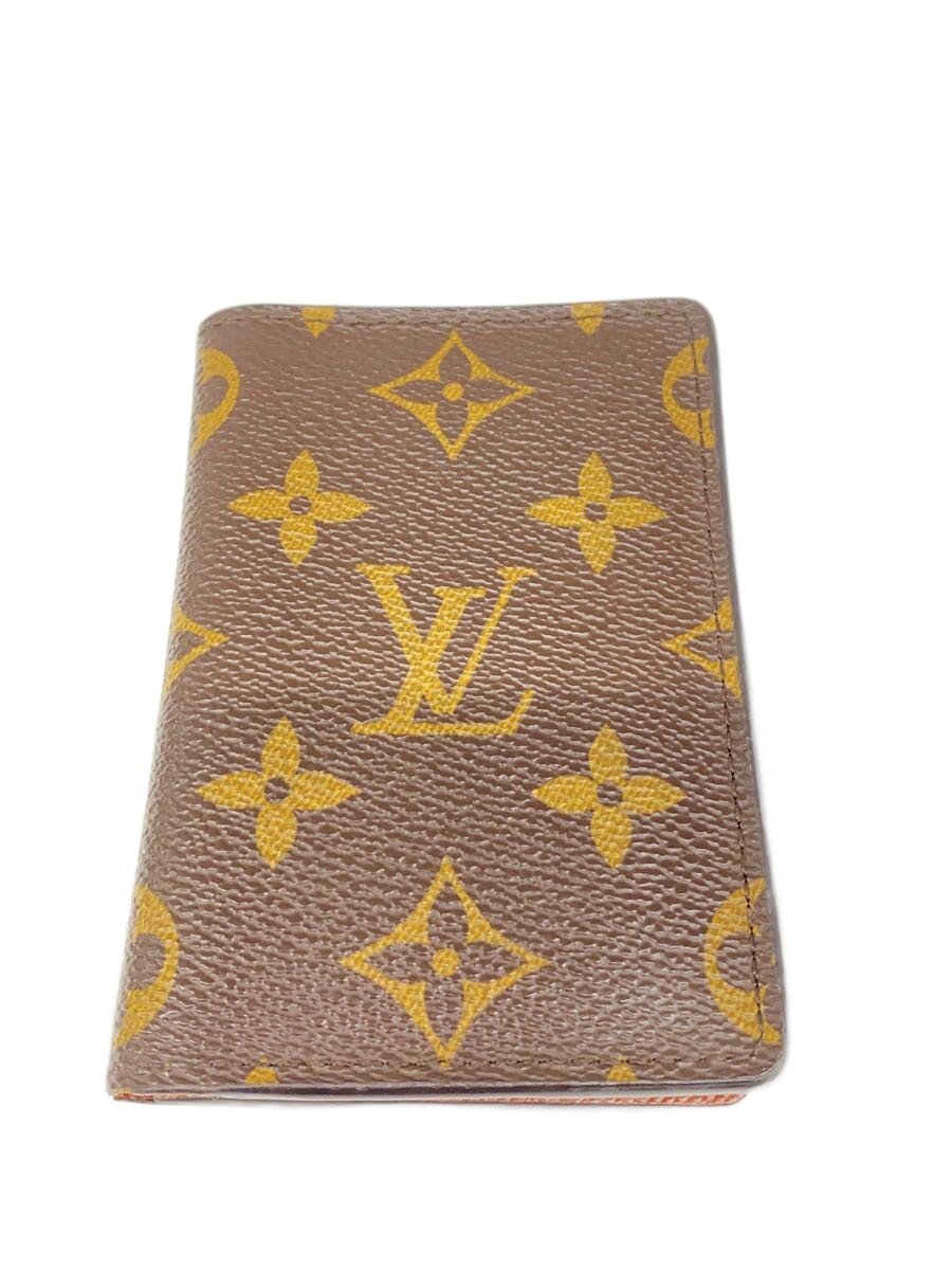 【中古】LOUIS VUITTON◆オーガナイザー・ドゥ・ポッシュ_モノグラム・帆布/なめし革/BRW/総柄/レディース【服飾雑貨他】