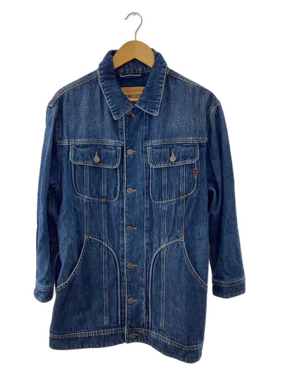 【中古】DIESEL◆オーバーサイズトラッカージャケット/XS/綿織物/IDG/ジーンズ/【レディースお召しもの】