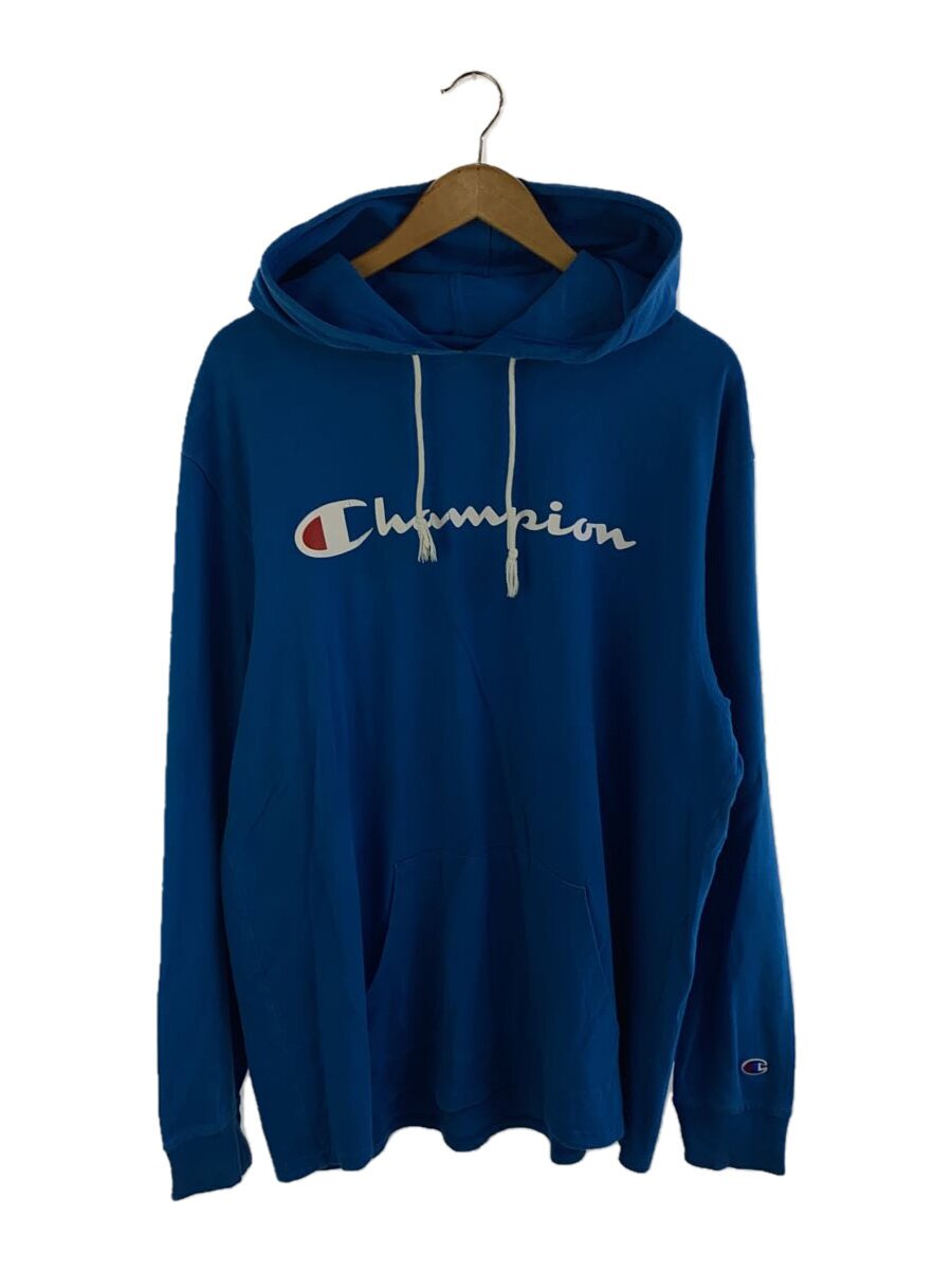 【中古】Champion◆流汗/XL/綿織物/BLU/刷り上げる/8c 122018【メンズウェア】