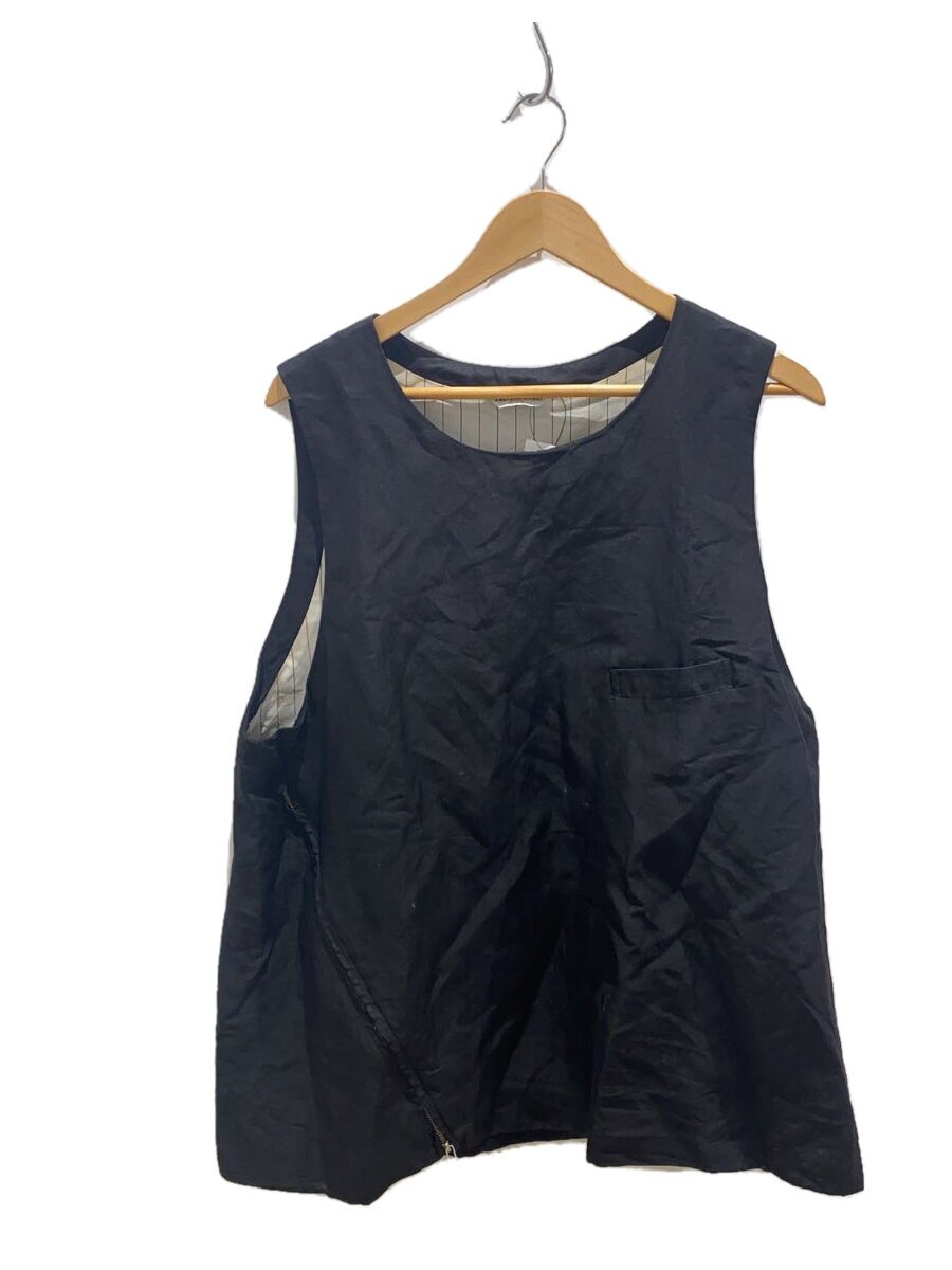 【中古】BED J.W. FORD◆トップス/1/リネン/BLK【メンズウェア】
