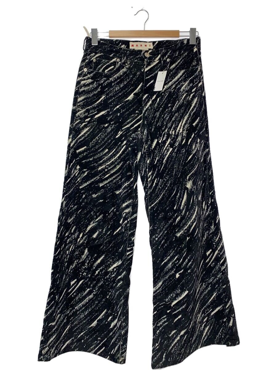 【中古】MARNI◆24AW/FLOCKED LOOSE JEANS/下つ方/40/PAJD0514A0 UTC432【レディース御召しもの】