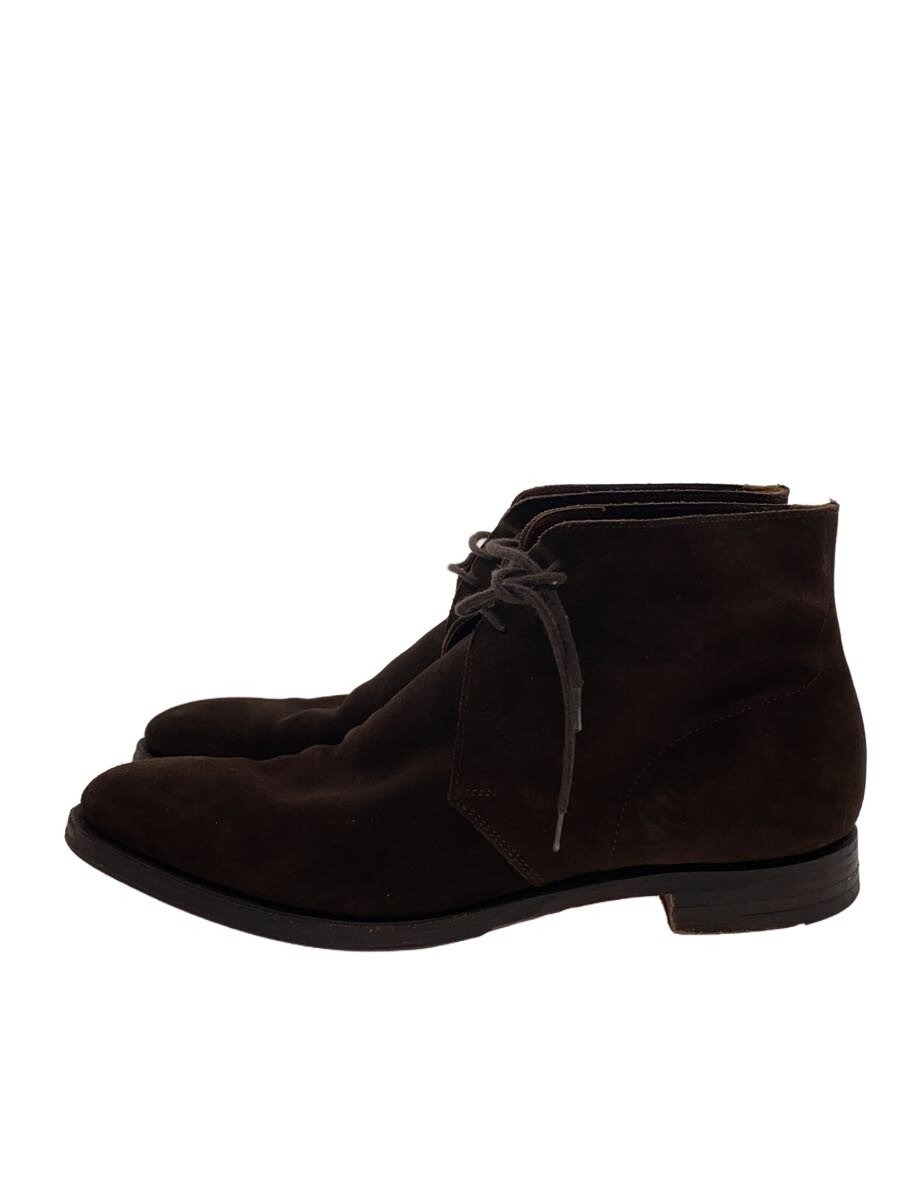 【中古】CROCKETT&JONES◆チャッカブーツ/--/BRW/レザー【シューズ】｜2ｎｄ STREET 店