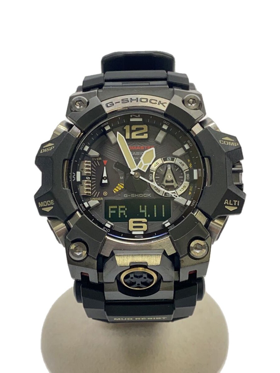 【中古】CASIO◆ソーラーウォッチ_G-SHOCK/デジタル/--/BLK/BLK【服飾雑貨他】