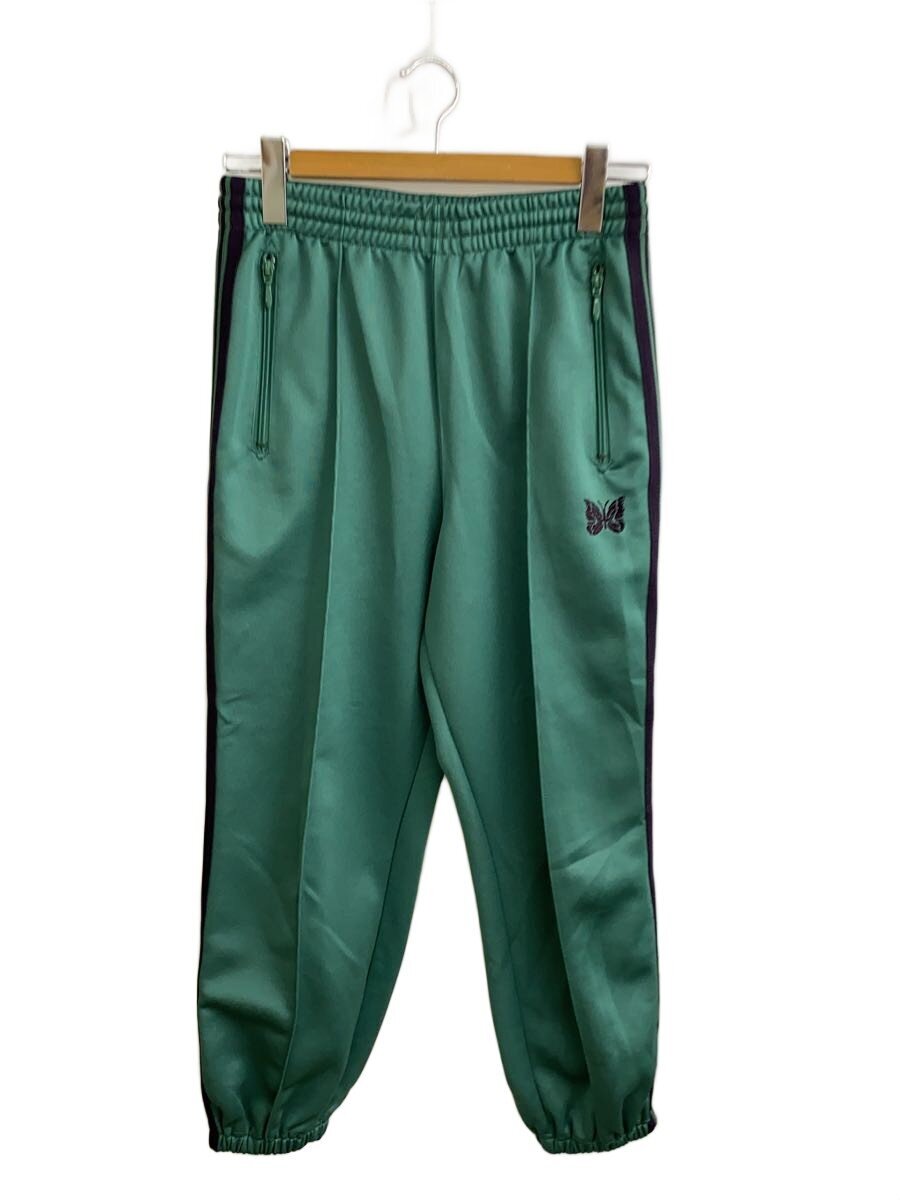 【中古】Needles◆Zipped Track Pant/下つ方/XS/ポリエステル/緑であること/MR289【メンズウェア】