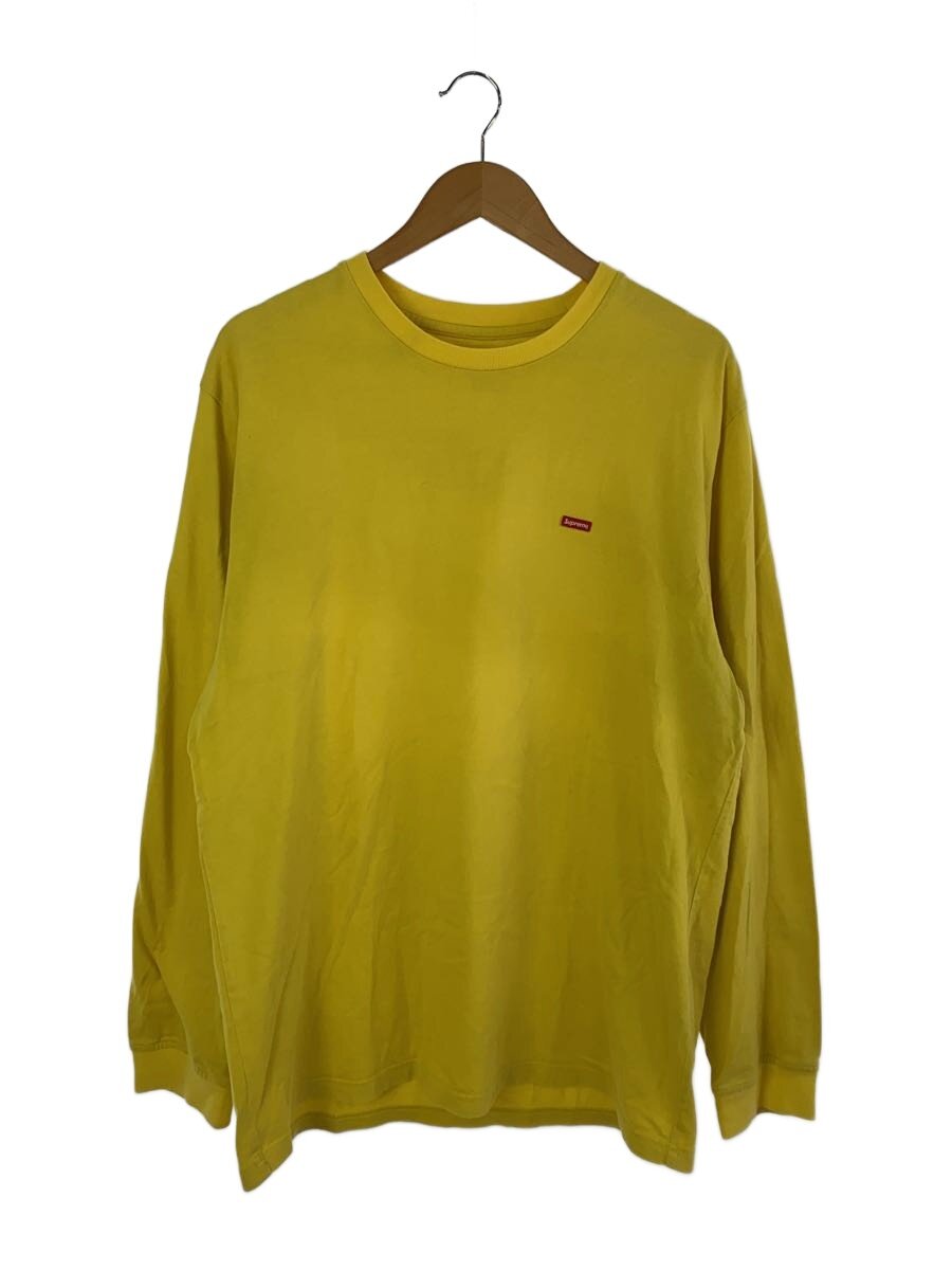 【中古】Supreme◆22SS Small Box L/S Tee/長袖プルオーバー/L/綿織物/YLW【メンズウェア】