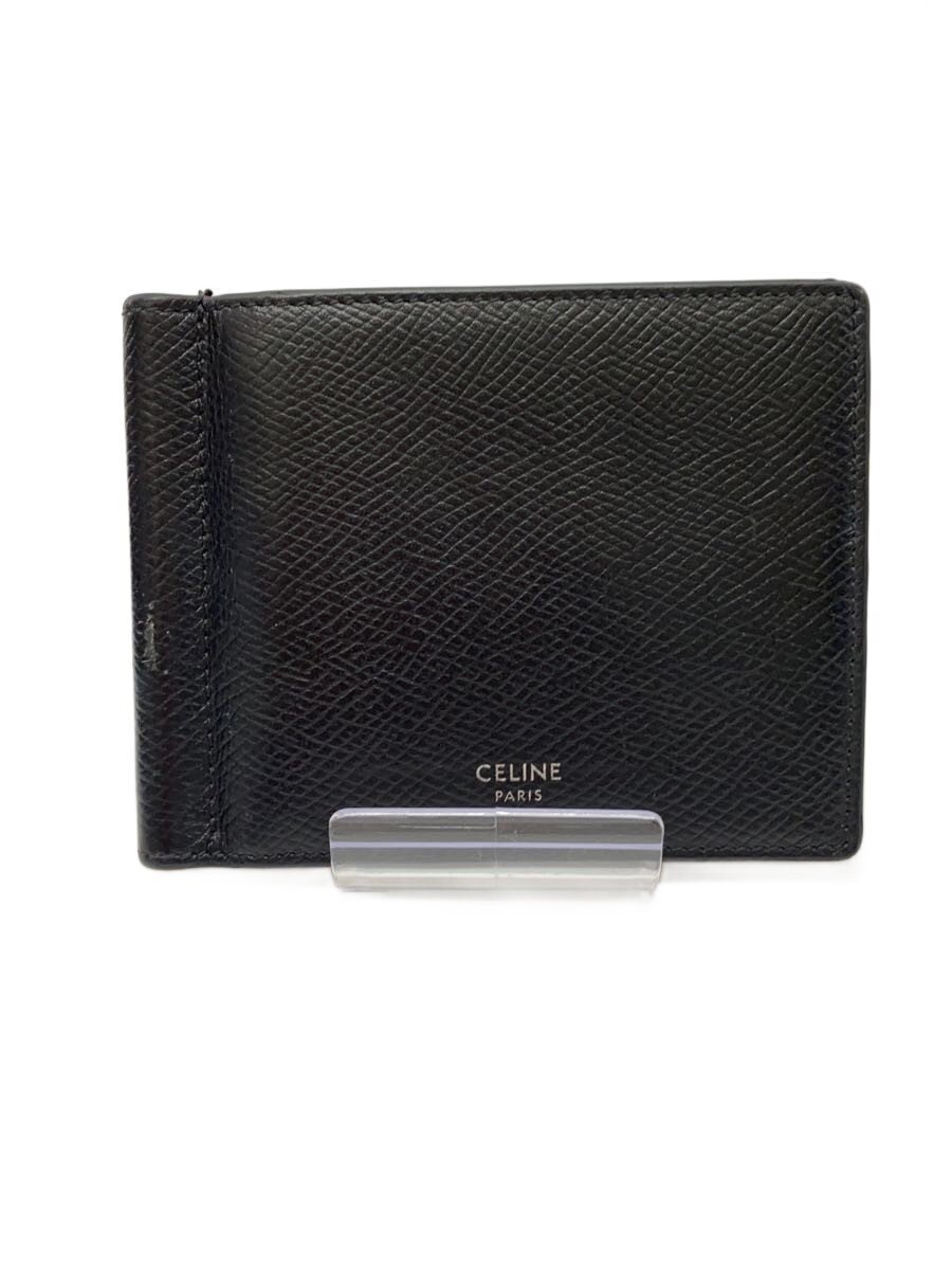 【中古】CELINE◆歌留多容れもの/先だつものゼムクリップ/BLK/メンズ【服飾雑貨他】