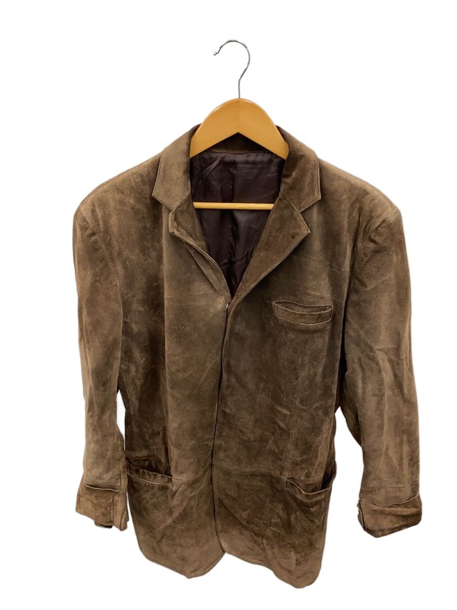 【中古】Jean Paul GAULTIER HOMME◆テーラードジャケット/50/牛革/BRW/無地【メンズウェア】|2nd STREET 店