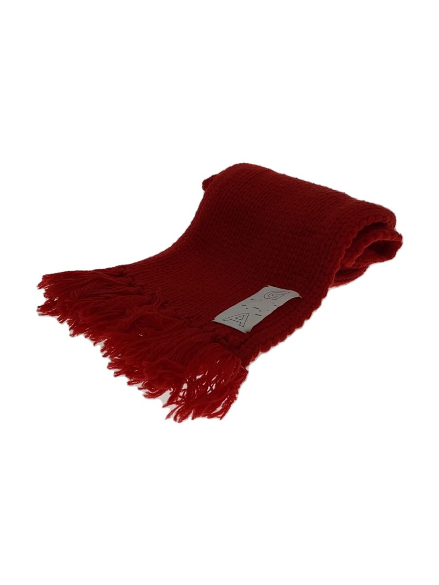 【中古】GADID ANONIEM◆えり巻き/羊毛/RED/メンズ【服飾雑貨他】