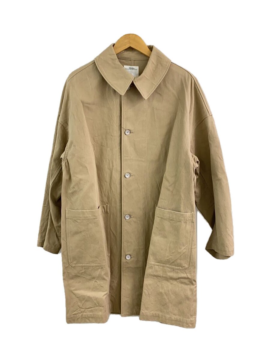 【中古】visvim◆販売店厚地の外套/2/綿織物/BEG/0121205013030【メンズウェア】
