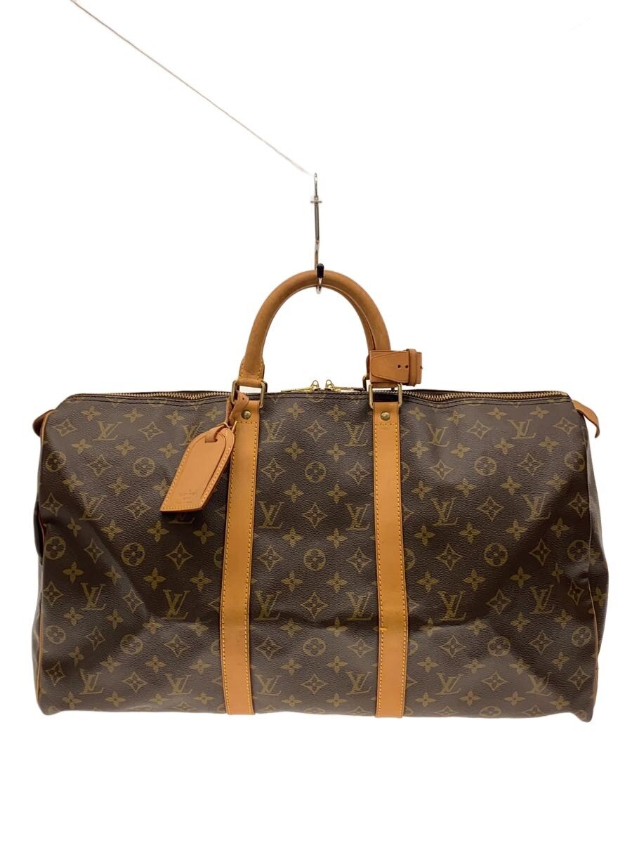【中古】LOUIS VUITTON◆キーポル50_モノグラム・帆布/PVC/BRW/総柄/M41426【御徒面子】