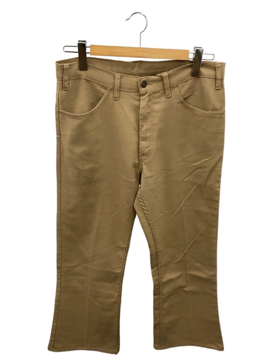 【中古】Levi’s◆70s/STA-PREST/下つ方/--/ポリエステル/BEG/無地【メンズウェア】