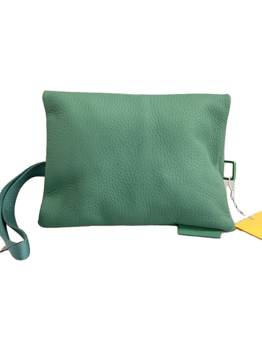 【中古】ITTI◆二つ目御徒面子/なめし革/緑であること/無地/ITTI-BAG-053-DSFC【御徒面子】