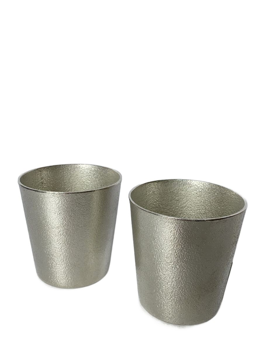 【中古】能作◆水飲み/2点仕かける/SLV//【勝手もと機材】 グラス・タンブラー-キッチン用品・食器・調理器具