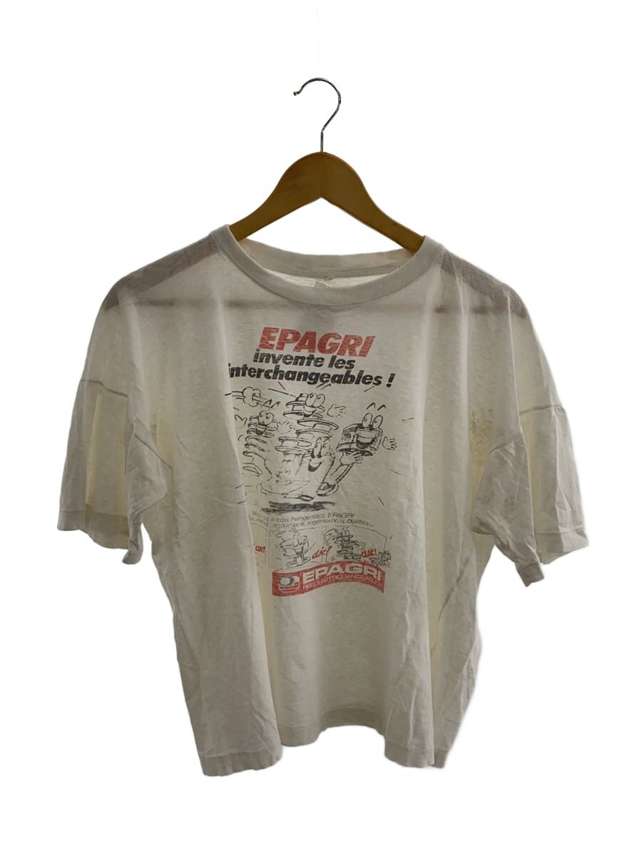 【中古】EPAGRI/プルオーバー/--/綿織物/WHT/刷り上げる【メンズウェア】