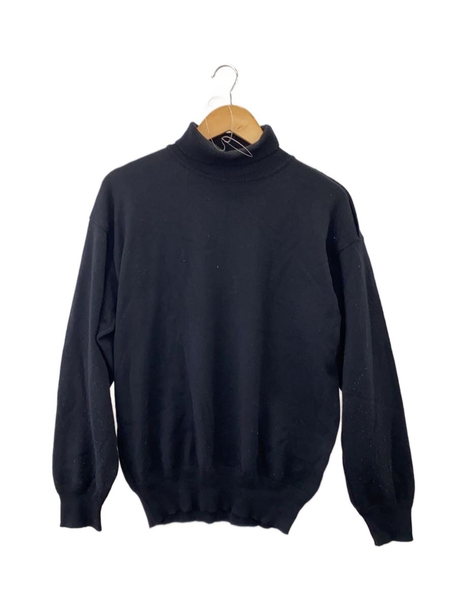【中古】ISSEY MIYAKE◆筆曳き船 タートルネック編み物/S/BLK/XM37207AT//【メンズウェア】