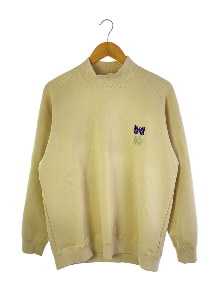 【中古】Sasquatchfabrix.◆×Needles/L/S Mock Neck Tee/S/綿織物/BEG/22AW-CSL-070【メンズウェア】