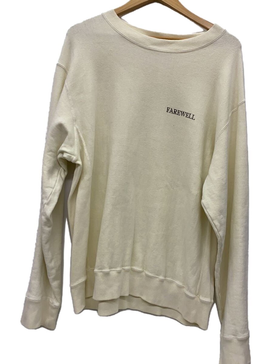 【中古】Fujimoto◆スウェット/2/コットン/IVO/FJ22F-11-001【メンズウェア】｜2ｎｄ STREET 店
