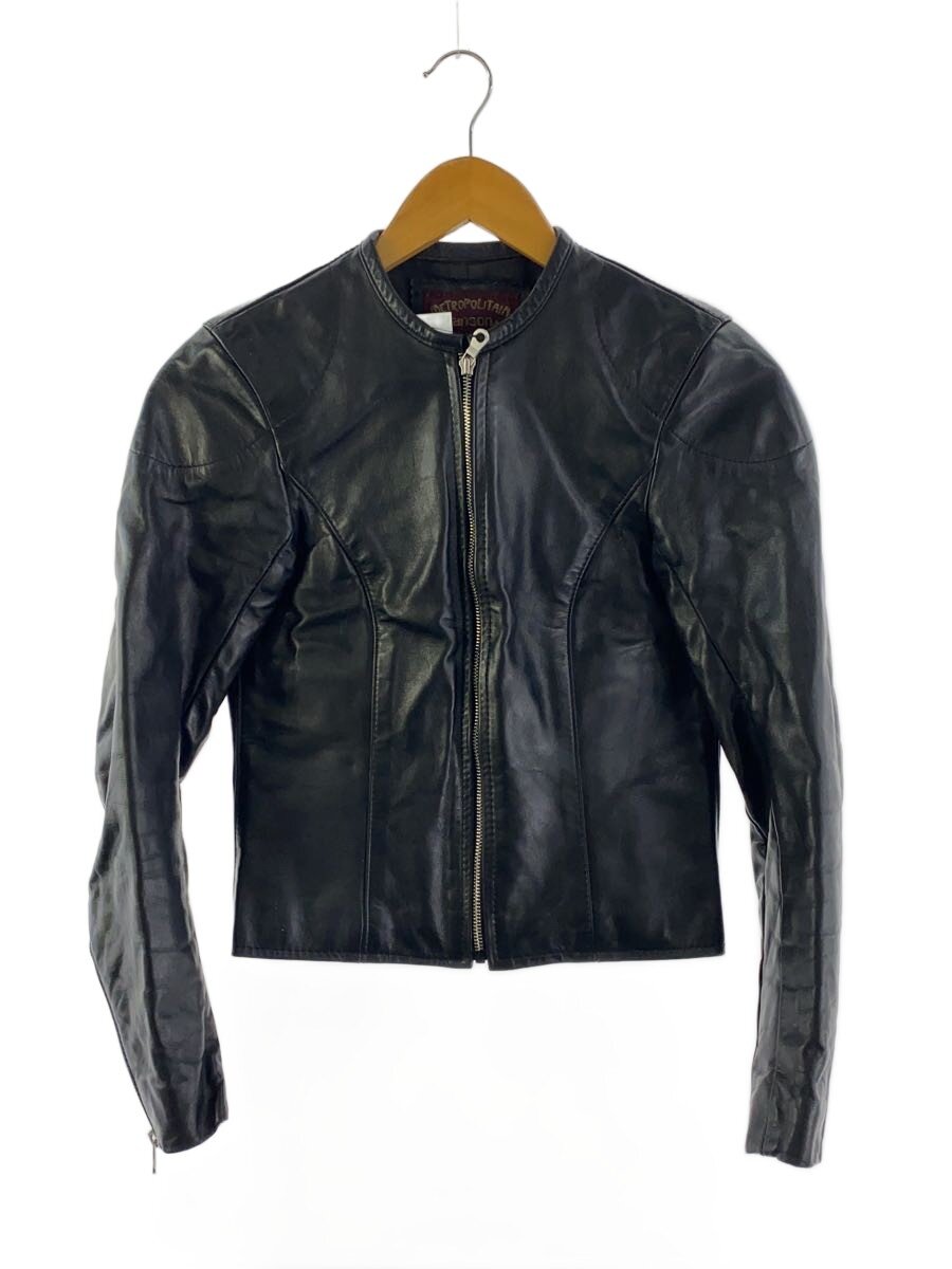 【中古】VANSON◆シングルライダースジャケット/2/レザー/BLK【レディースウェア】|2nd STREET 店