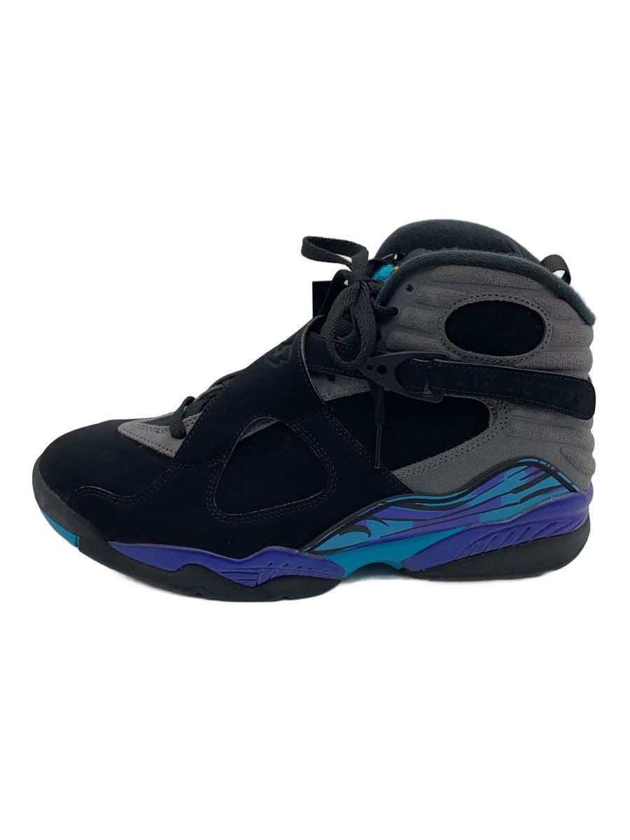 【中古】NIKE◆AIR JORDAN 8 RETRO/エアジョーダンレトロ/黒いこと/305381-006/27.5糎/BLK///【シューズ】