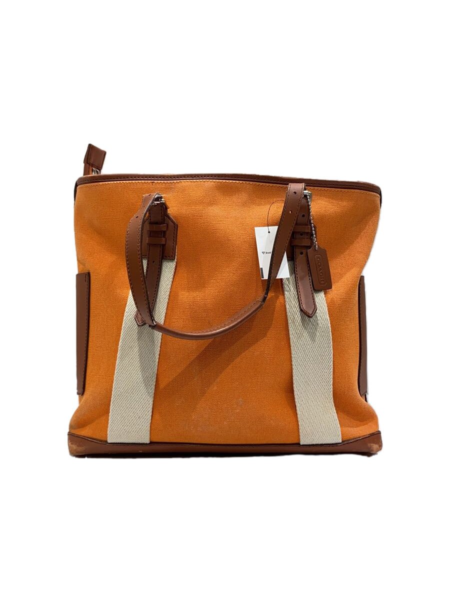 【中古】COACH◆ハンドバック/--/ORN/M1276-70896/スレ、汚れた状態有【御徒面子】