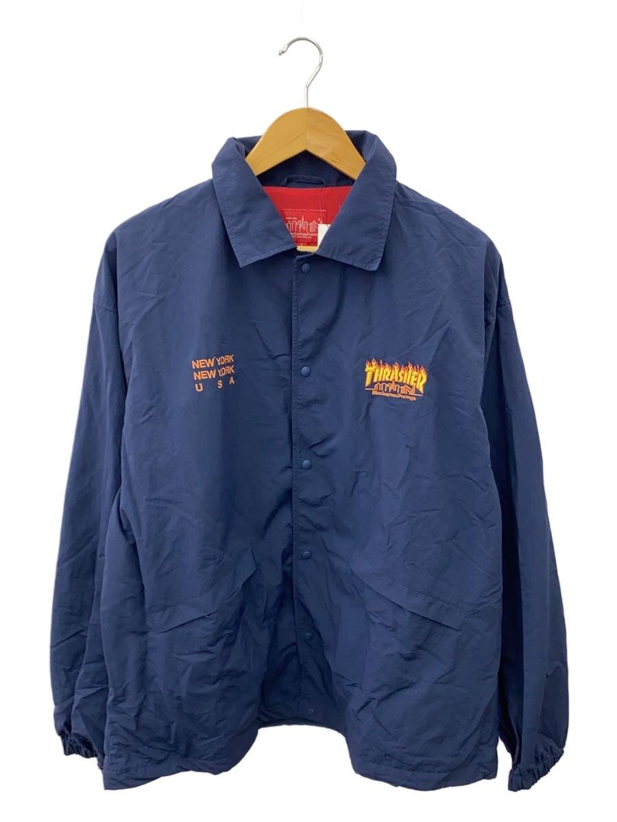 【中古】Manhattan Portage◆COACH JACKET/ナイロンジャケット/L/ナイロン/NVY/24fw-mp-m589【メンズウェア】|2nd STREET 店