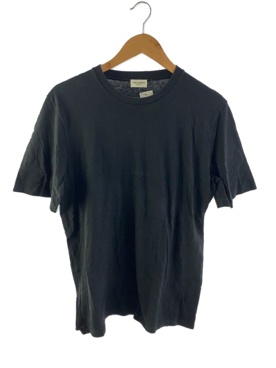 【中古】SAINT LAURENT◆ティーシャツ/M/綿織物/BLK/46TD 747125 YB2XE【レディース御召しもの】