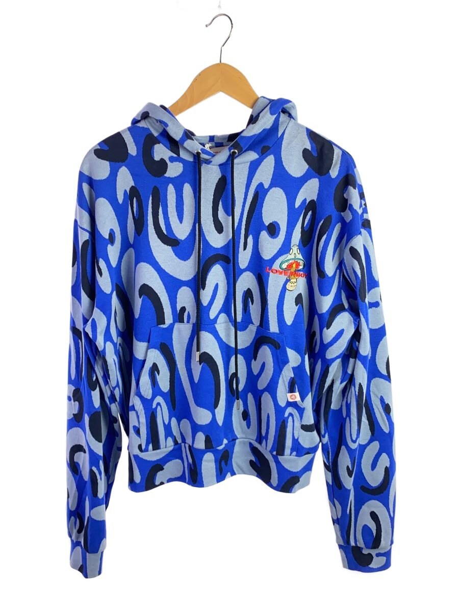 【中古】CHARLES JEFFREY LOVERBOY◆LOST BOYS HOODY/猫耳フード/パーカー/M/--/BLU/総柄/HCJ07MRSW303BL//【メンズウェア】|2nd STREET 店